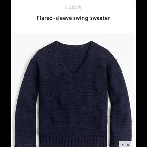 NWT J. Crew Sweater Navy Blue Sweater